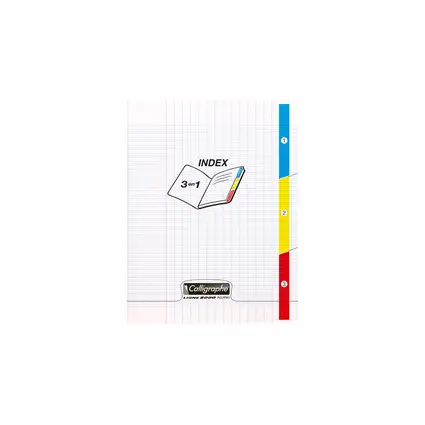 Calligraphe Heft 3, Register 8000 POLYPRO, 170 x 220 mm, incolore (EAN: 3210330182247)