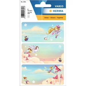 HERMA Buchetiketten VARIO "Feentanz", beglimmert (EAN: 4008705018913)