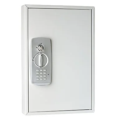 WEDO Schlüsselschrank mit Elektronikschloss,für 32 Schlüssel, lichtgrau (EAN: 4003801805276)