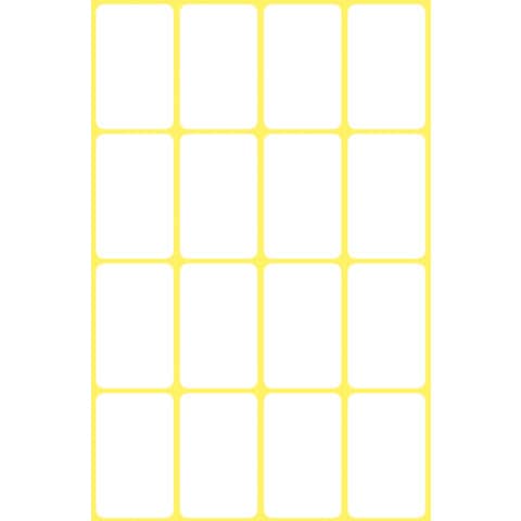 AVERY Zweckform Vielzweck-Etiketten, 29 x 18 mm, weiß, KP (EAN: 4004182030745)