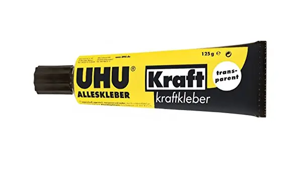 UHU Alleskleber Kraft transparent, lösemittelhaltig, 125 g (EAN: 4026700450651)