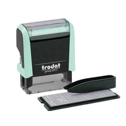 trodat Textstempel-Set Printy 4911 Typomatic, pastell-grün (EAN: 9010035808541)