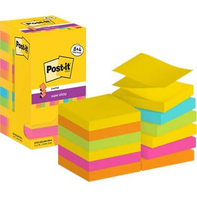 Post-it Haftnotizen super sticky z-notes Haftnotizen, 8+4 (EAN: 4064035065591)