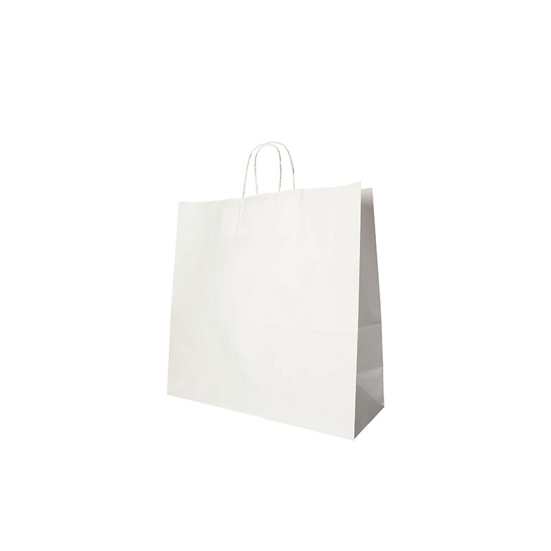 PAPSTAR Papier-Tragetasche, 350 x 350 x 140 mm, weiß (EAN: 4002911884157)