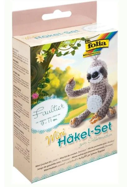 folia Mini-Häkelset "Faultier", beige (EAN: 4001868096194)