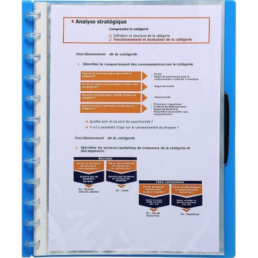 EXACOMPTA Ersatzhüllen für Sichtbuch Linicolor, DIN A4 (EAN: 3130630562702)
