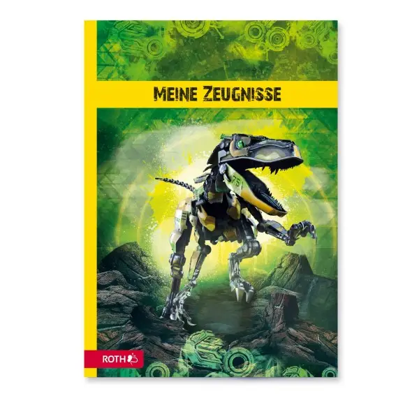 ROTH Zeugnismappe "Robo-Rex", DIN A4 (EAN: 4028279893099)