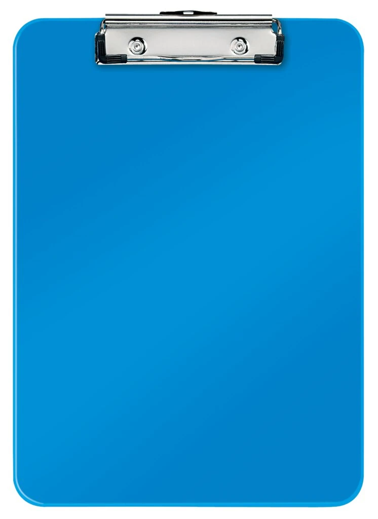 LEITZ Klemmbrett WOW, DIN A4, Polystyrol, blau-metallic (EAN: 4002432107285)