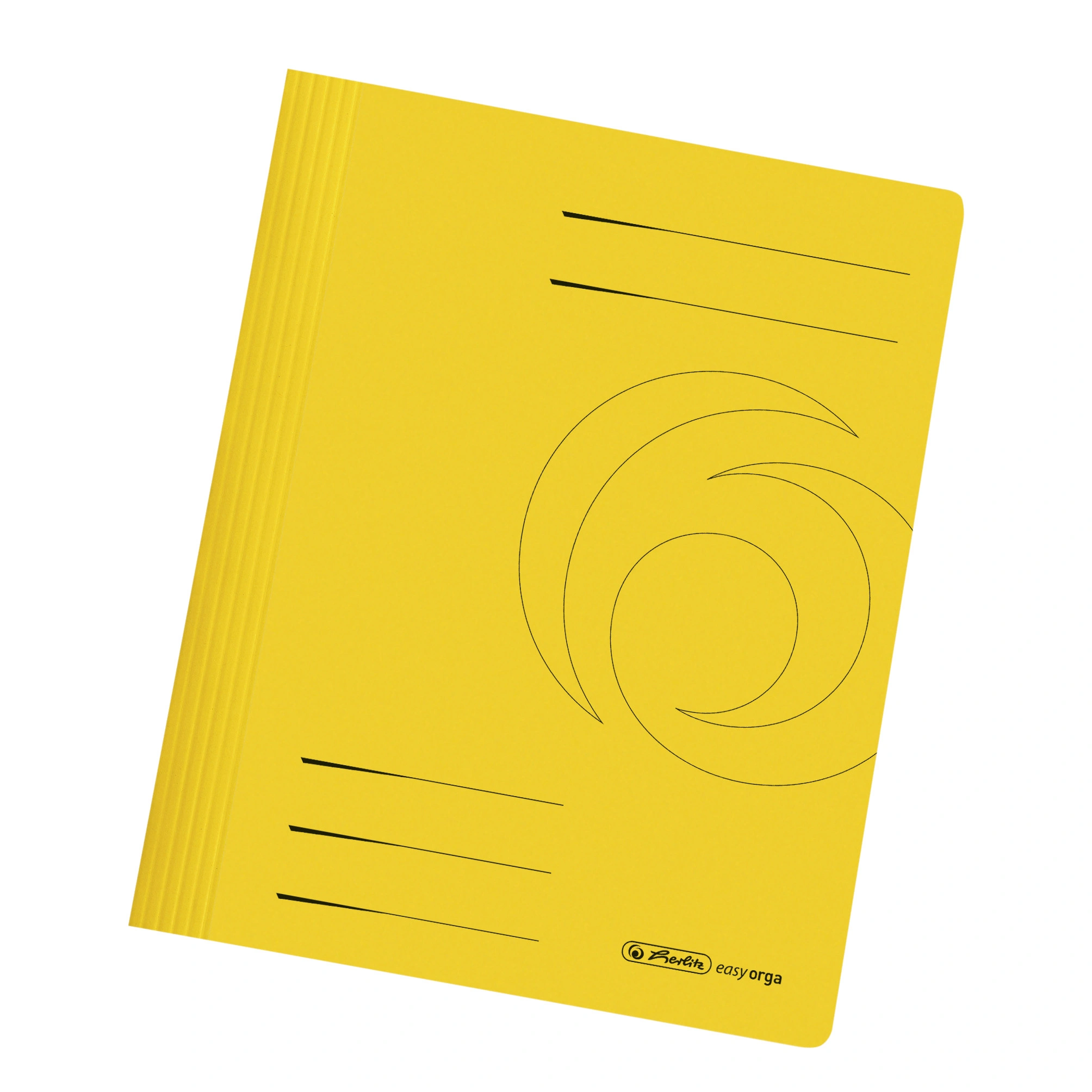 herlitz Schnellhefter easyorga, DIN A4, Manilakarton, gelb (EAN: 4008110385808)