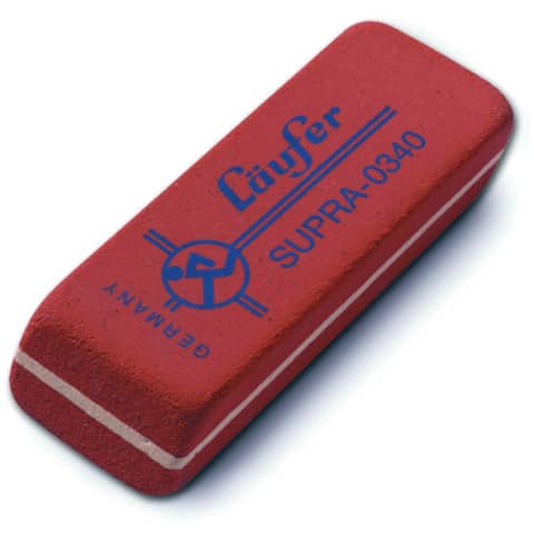 Läufer Naturkautschuk-Radierer SUPRA (EAN: 4006677003401)