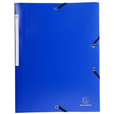 EXACOMPTA Eckspannermappe, DIN A4, PP, dunkelblau (EAN: 3130630558125)
