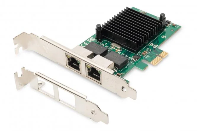 DIGITUS Dual Gigabit Ethernet PCI Express Karte, 2-Port (EAN: 4016032463139)
