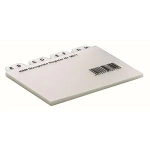 HAN Karteiregister A-Z, PP, A7 quer, transluzent, 12-teilig (EAN: 4012473987104)