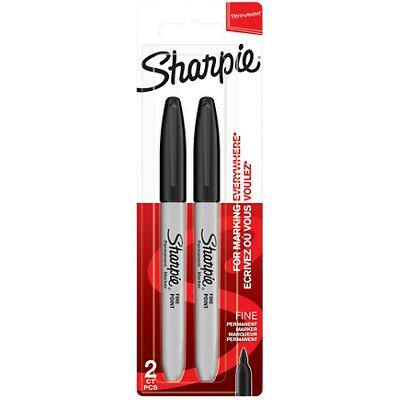Sharpie Permanent-Marker FINE, 2er Blister, schwarz (EAN: 3501179858609)