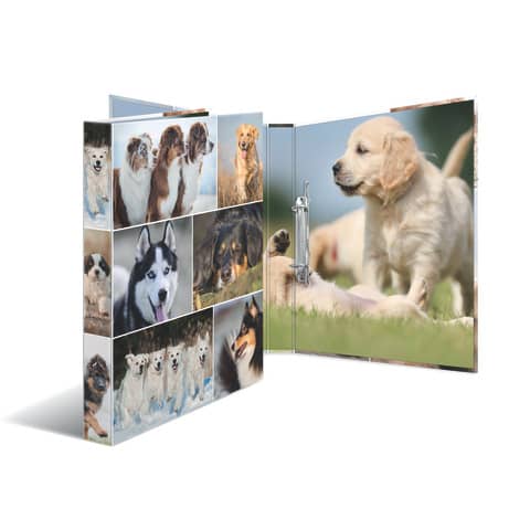 HERMA Ringbuch "Animals" - Hunde, DIN A4, 2-Ring-Mechanik (EAN: 4008705194273)
