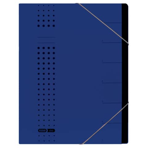 ELBA chic-Ordnungsmappe, Karton, A4, Fächer 1-7, dunkelblau (EAN: 4002030047716)