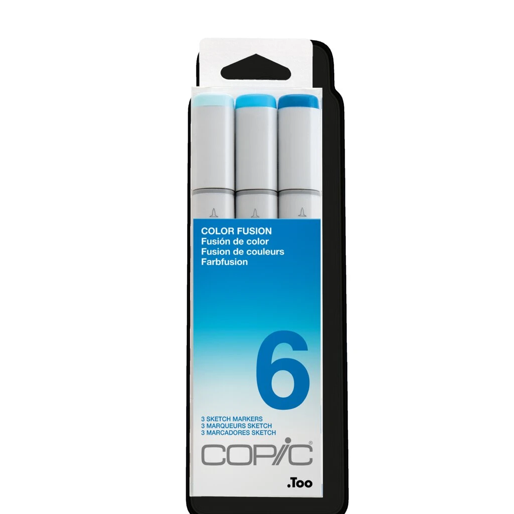 COPIC Marker sketch, 3er Set "Color Fusion 6" (EAN: 4511338053577)