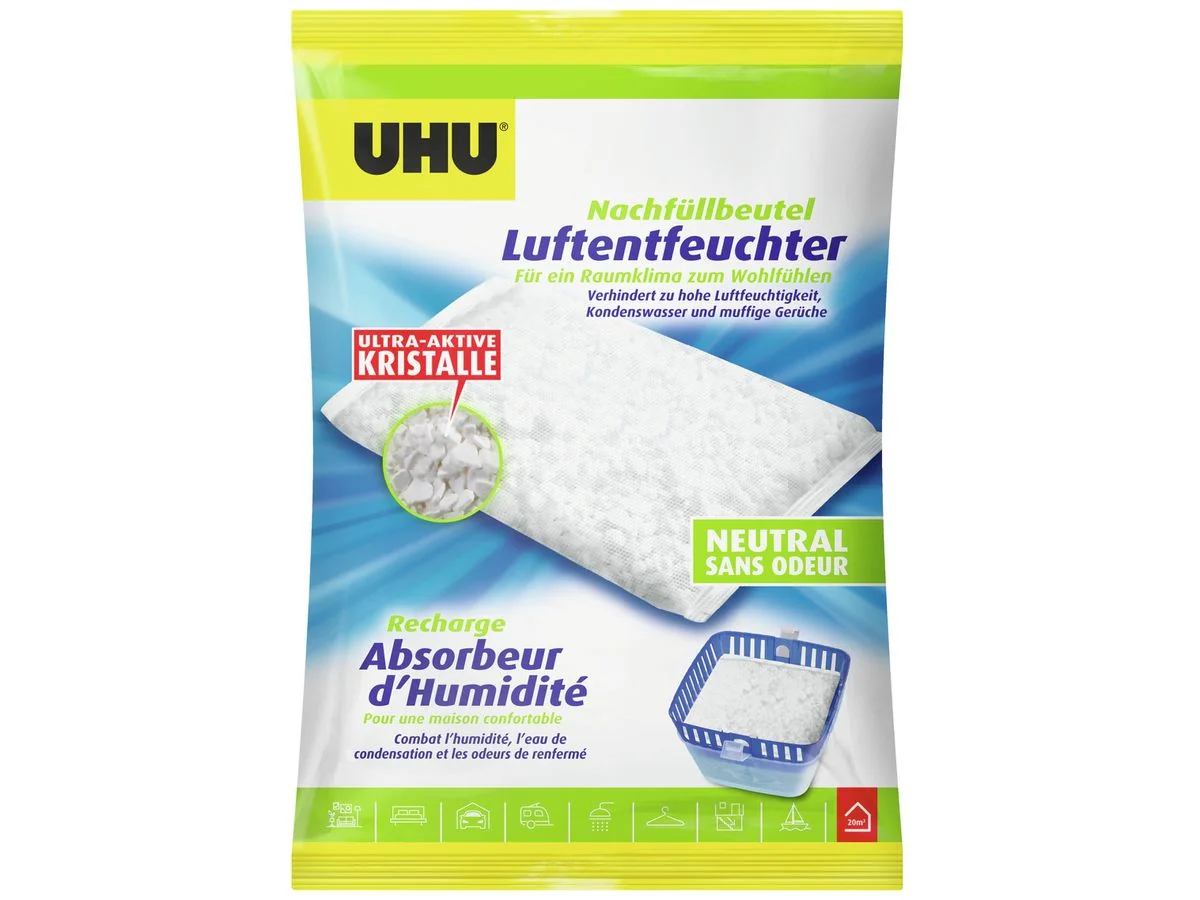 UHU Luftentfeuchter Nachfüllbeutel, 450 g (EAN: 4026700471359)