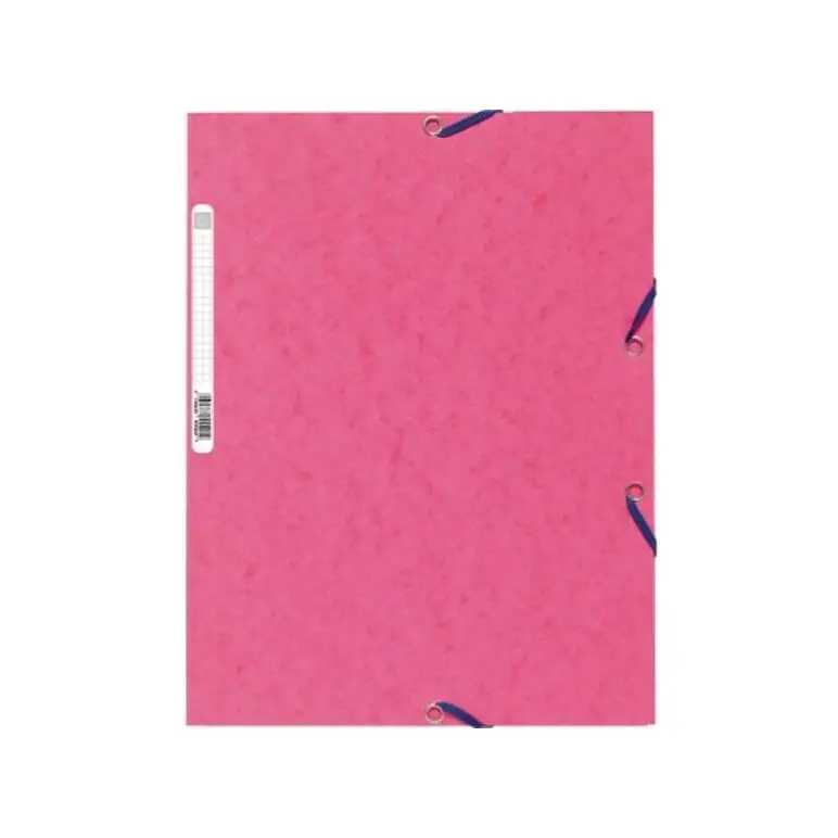 EXACOMPTA Eckspannermappe, DIN A4, Karton 400 g/qm, rosa (EAN: 3130630555209)