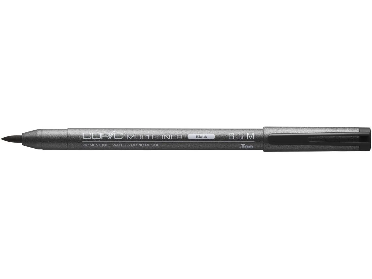 COPIC Fineliner MULTILINER, Brush M, schwarz (EAN: 4511338022665)