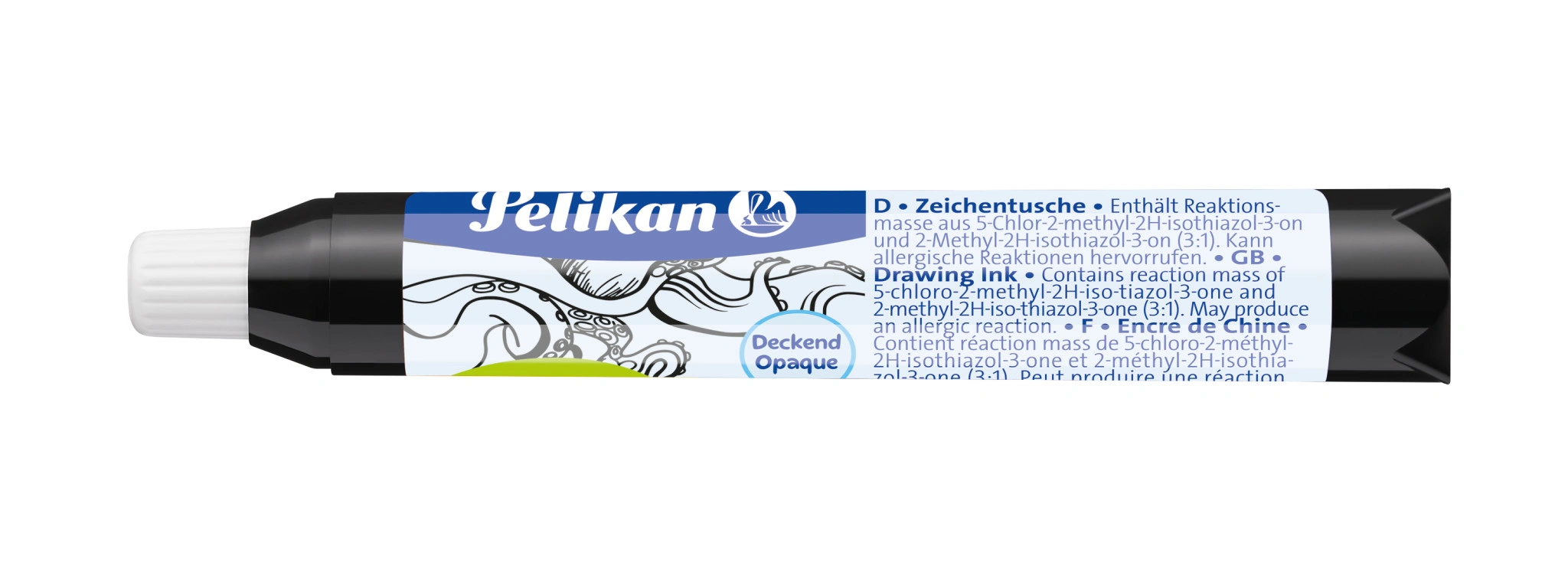 Pelikan Tusche A, Inhalt: 9 ml Patrone, schwarz (17) (EAN: 4012700201409)