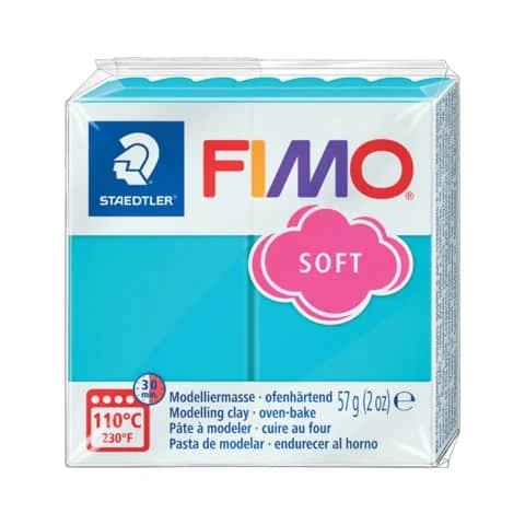 FIMO SOFT Modelliermasse, ofenhärtend, pfefferminz, 57 g (EAN: 4006608809591)