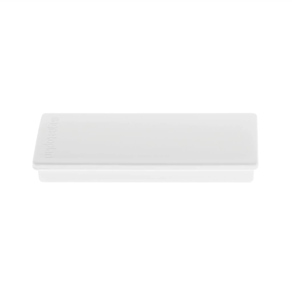magnetoplan Rechteckmagnet, weiß (EAN: 4013695011134)