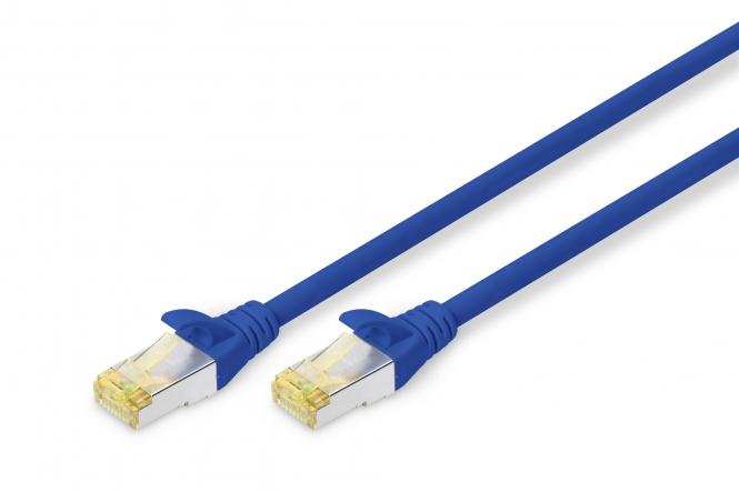 DIGITUS Patchkabel, Kat. 6A, S/FTP, 5,0 m, blau (EAN: 4016032327509)