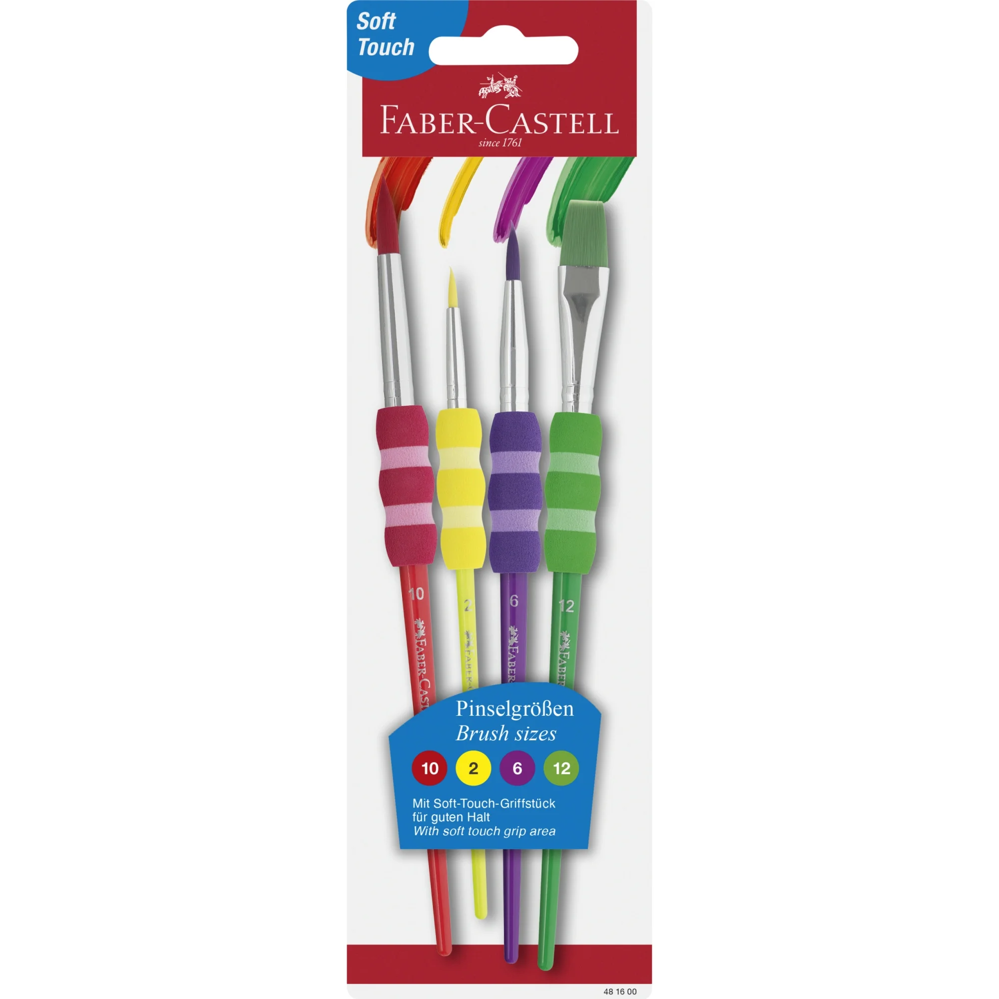 FABER-CASTELL Synthetikhaarpinsel-Set (EAN: 4005401816003)