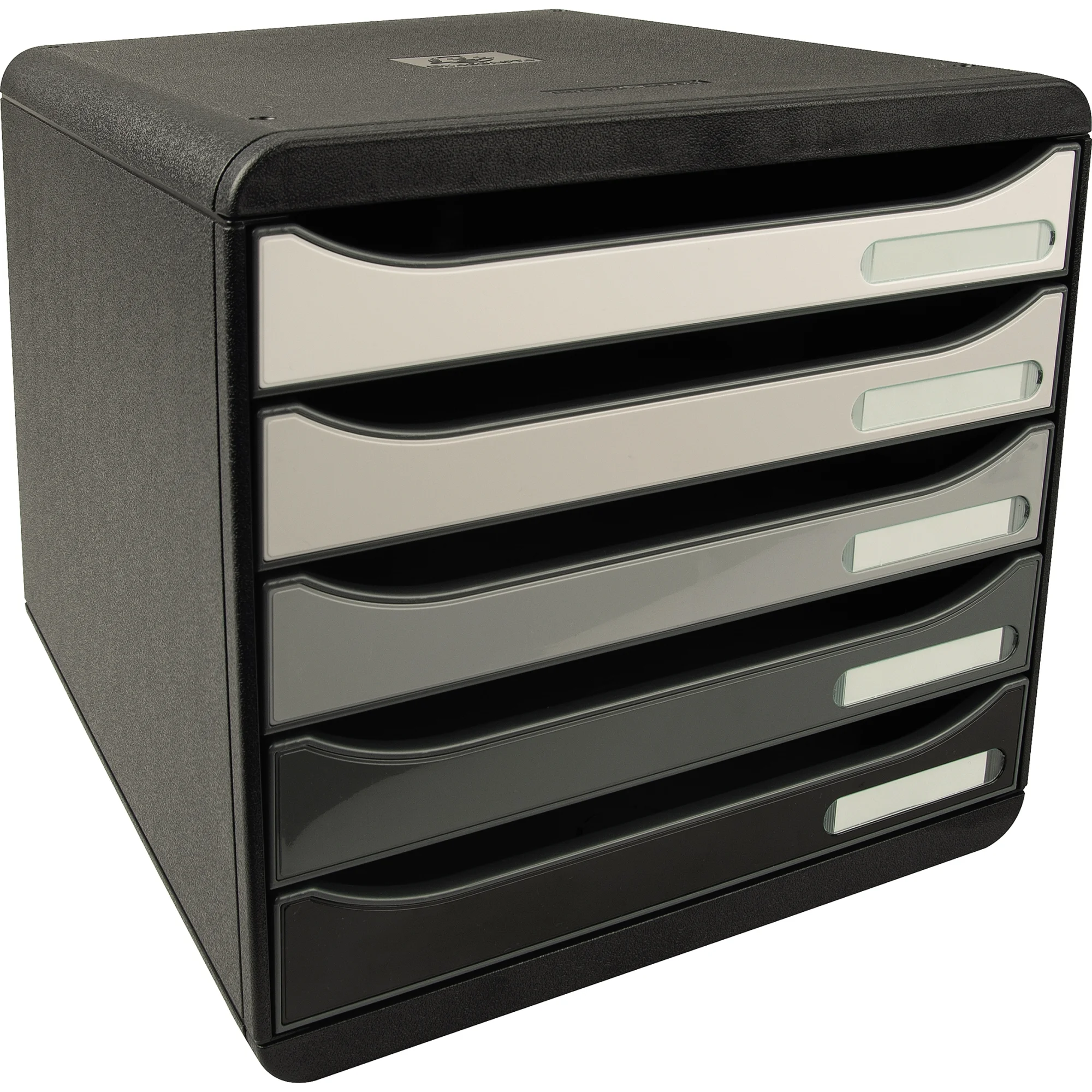EXACOMPTA Schubladenbox BIG-BOX PLUS, 5 Schübe, grau (EAN: 9002493424753)