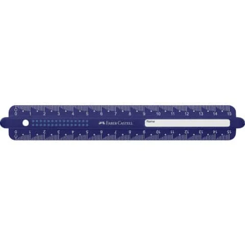 FABER-CASTELL Lineal DOTS, 150 mm, farbig sortiert (EAN: 4005401721154)