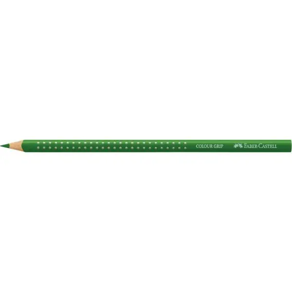 FABER-CASTELL Dreikant-Buntstift Colour GRIP, grasgrün (EAN: 4005401124849)
