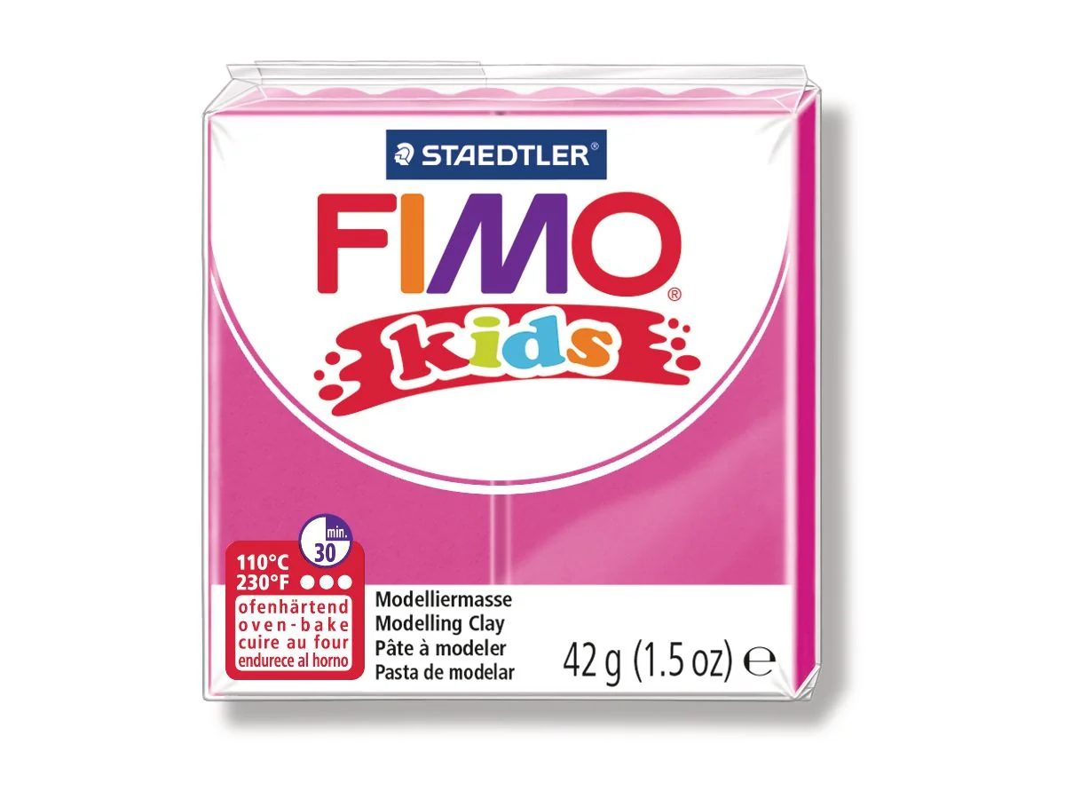 FIMO kids Modelliermasse, ofenhärtend, pink, 42 g (EAN: 4007817805046)