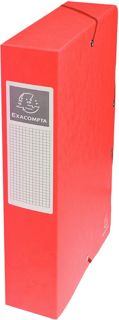 EXACOMPTA Sammelbox, Karton, Rückenbreite 60 mm, rot (EAN: 3130630506058)