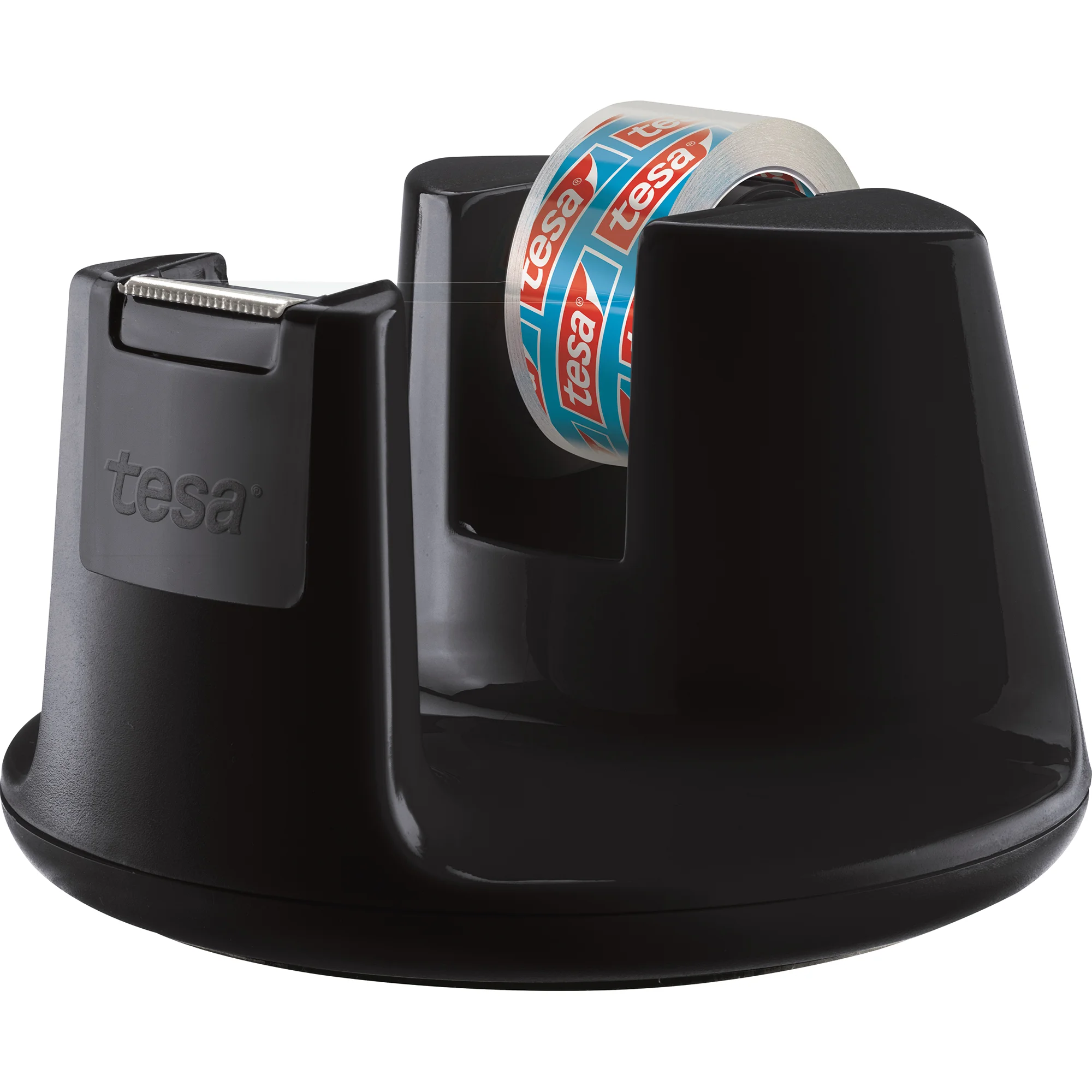 tesa Tischabroller Easy Cut Compact, bestückt, schwarz (EAN: 4042448230287)