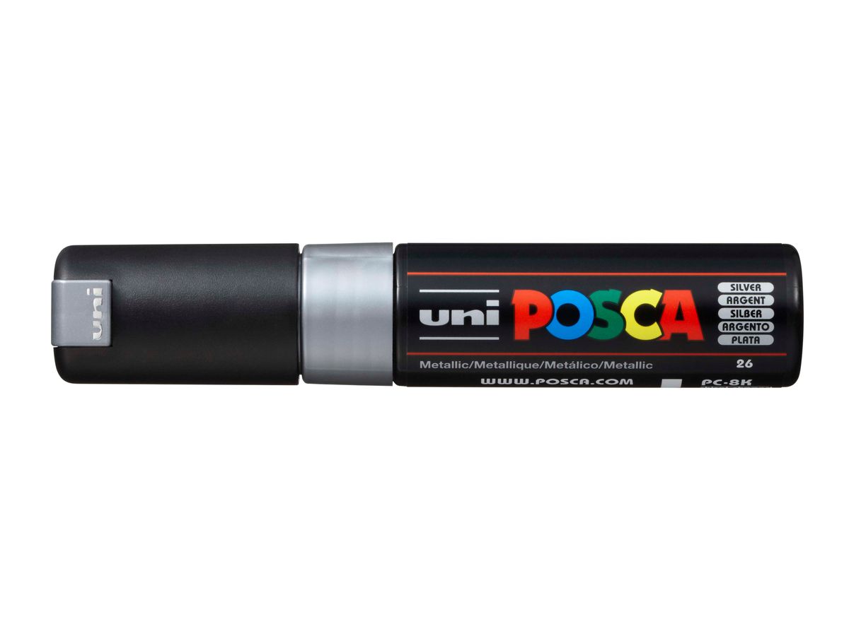 POSCA Pigmentmarker PC-8K, silber (EAN: 4902778113615)