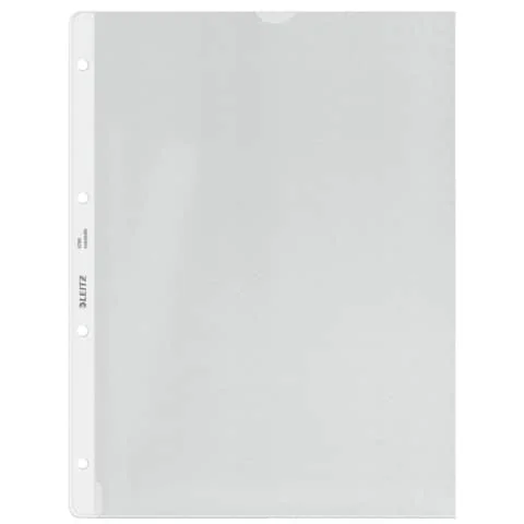 LEITZ Prospekthülle, A4, PP, genarbt, 0,13 mm, Lochseite (EAN: 4002432350339)