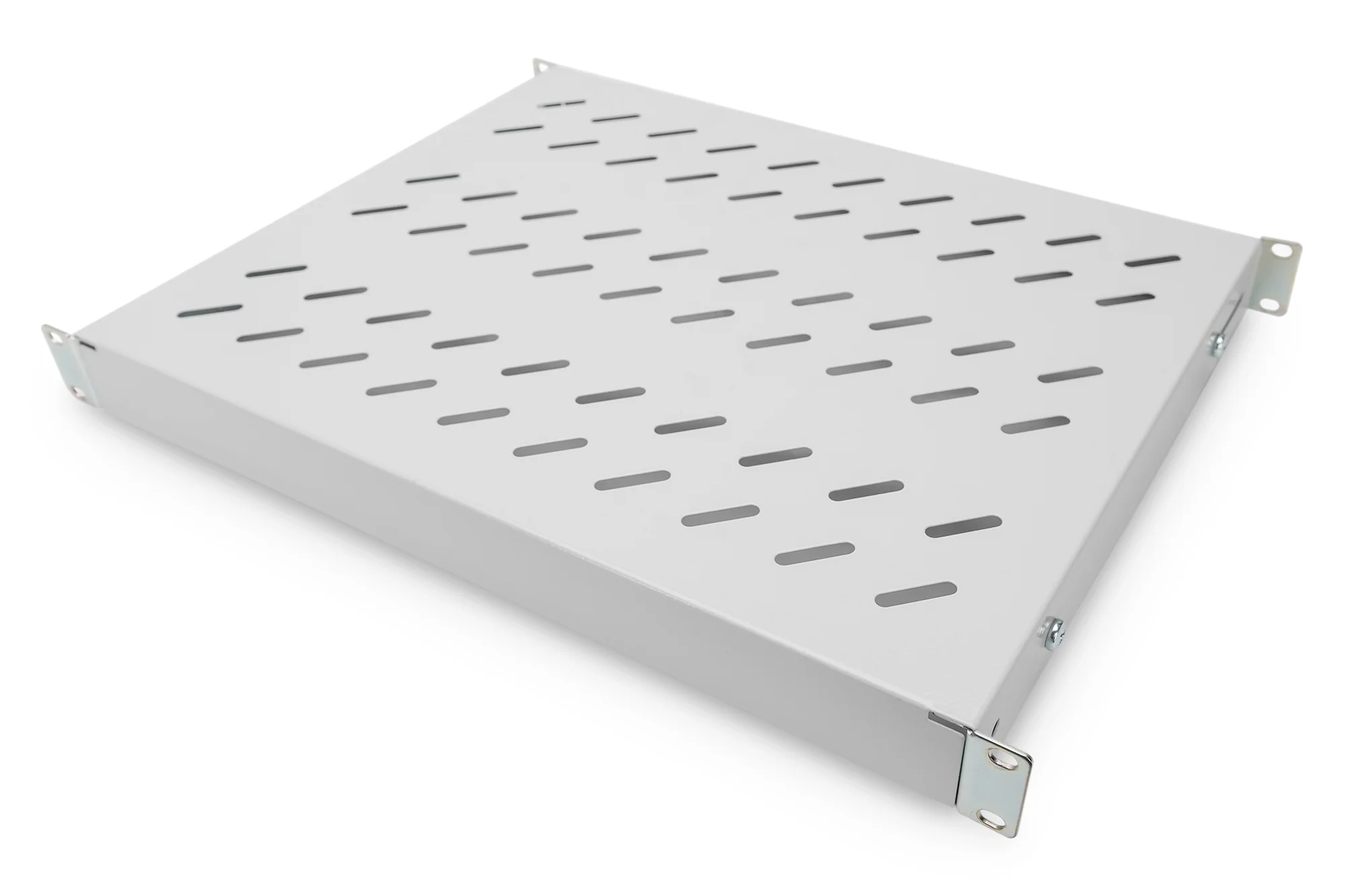 DIGITUS 19" Fachboden, 1 HE, Tiefe: 350 mm, lichtgrau (EAN: 4016032364962)