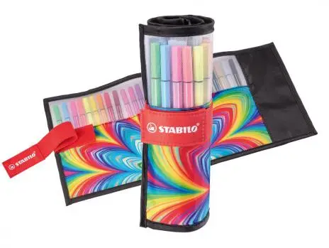 STABILO Fasermaler Pen 68, 25er Rollerset ARTY Edition (EAN: 4006381566964)