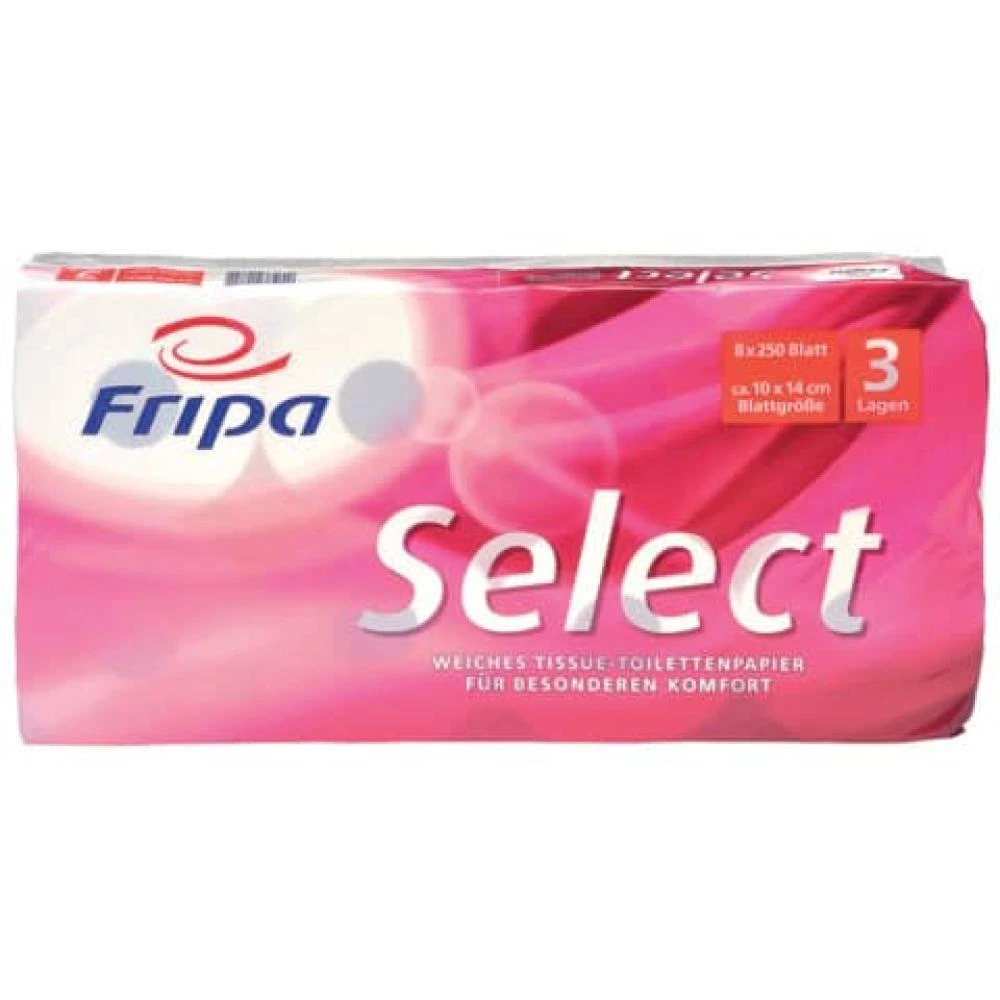 Fripa Toilettenpapier Select, 3-lagig, hochweiß (EAN: 4000883005723)