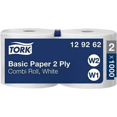 TORK Mehrzweck-Putzrolle, 2-lagig, weiß, 340 m (EAN: 7310791188782)