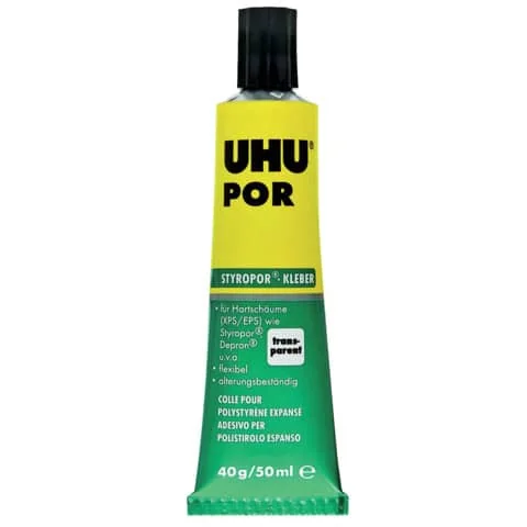 UHU Styropor-Kleber POR, 40 g in Tube (EAN: 4026700459005)