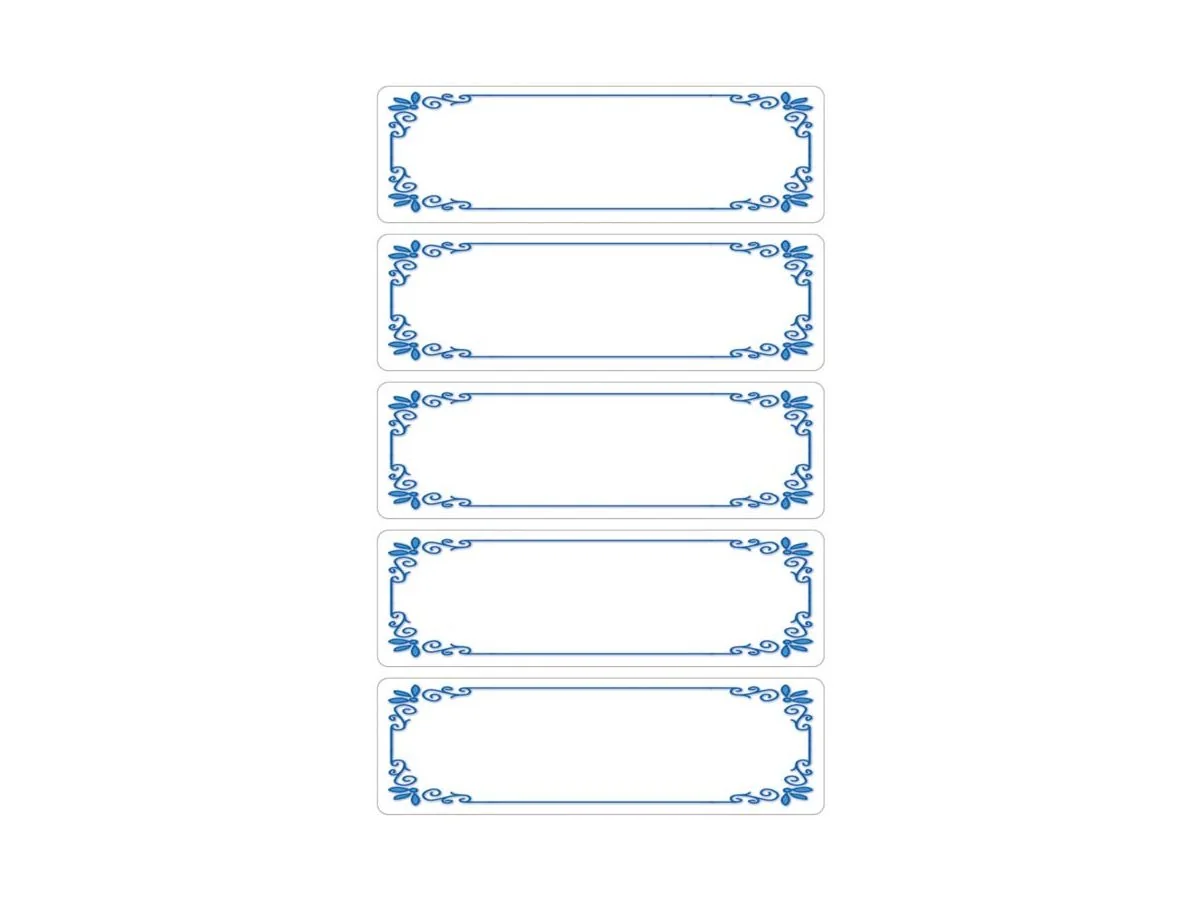 AVERY Zweckform Z-Design Haushaltsetiketten "Rahmen blau" (EAN: 4004182595282)
