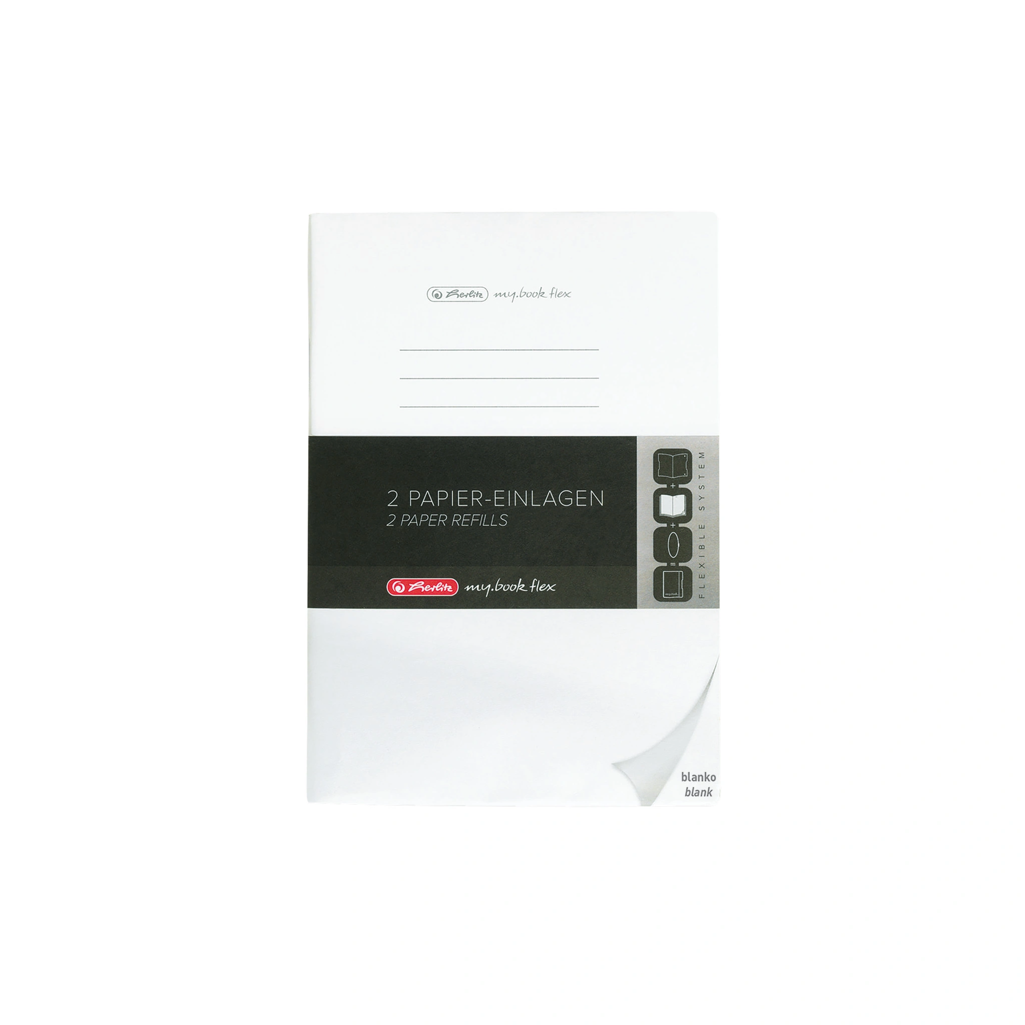 herlitz Papier-Ersatzeinlagen für Notizheft my.book flex, A4 (EAN: 4008110262376)