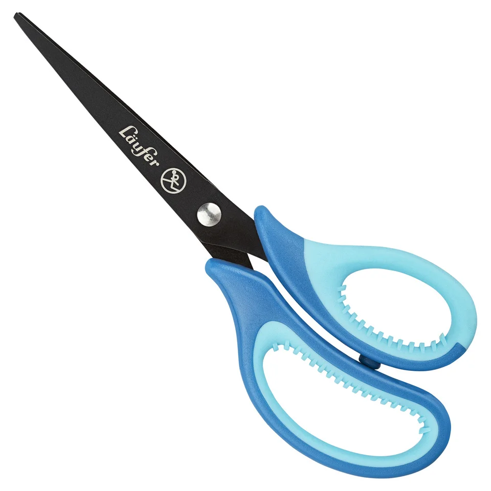 Läufer Ergonomische Bastelschere, Länge: 150 mm, blau (EAN: 4006677842277)