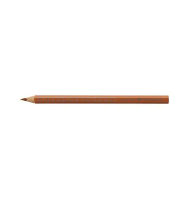 FABER-CASTELL Dreikant-Buntstift Jumbo GRIP, nussbraun (EAN: 4005401109877)