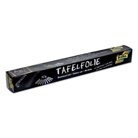 folia Tafelfolie/Kreidefolie, aus PVC, 450 mm x 2 m, schwarz (EAN: 4001868035865)