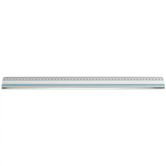 WEDO Schneidelineal, 500 mm, aus Aluminium, mit Stahlkante (EAN: 4003801782621)