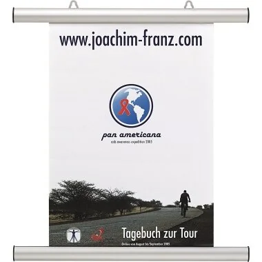 FRANKEN Plakatleiste, Aluminium, silber, Länge: 1.005 mm (EAN: 4016946192217)