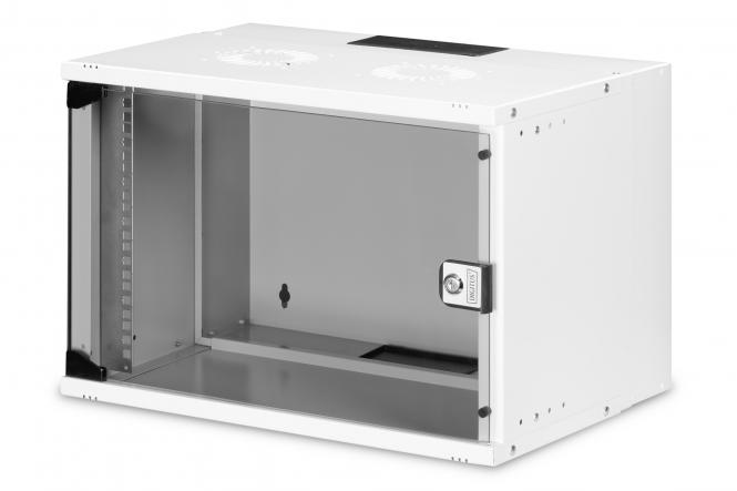 DIGITUS 19" Wandgehäuse SOHO PRO, (B)540 x (T)400 mm, 7HE (EAN: 4016032493709)